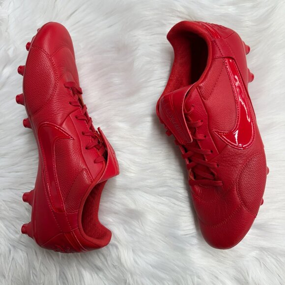 Nike Premier 3 FG Fire Red White Mens HM0265-600 VNDS Sz 9.5